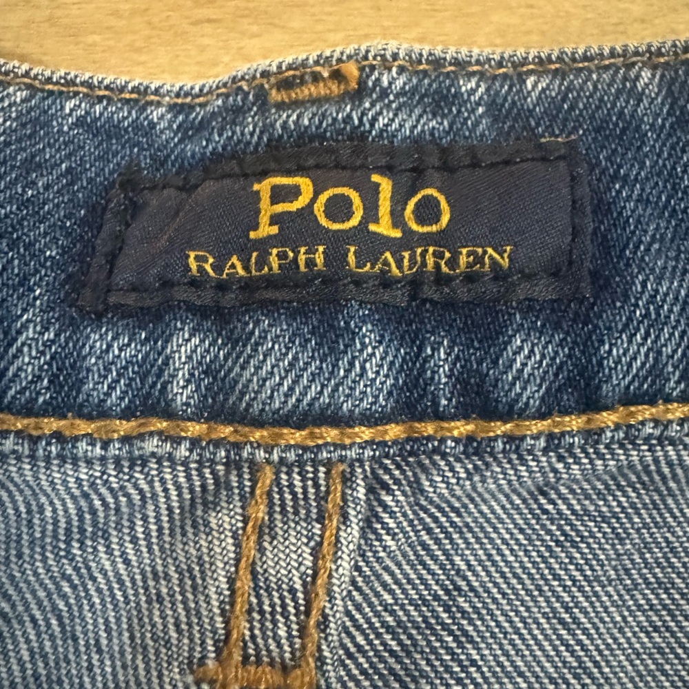 NWT Polo by Ralph Lauren Women's wide leg crop jeans yarn dyed - Picture 2 of 9